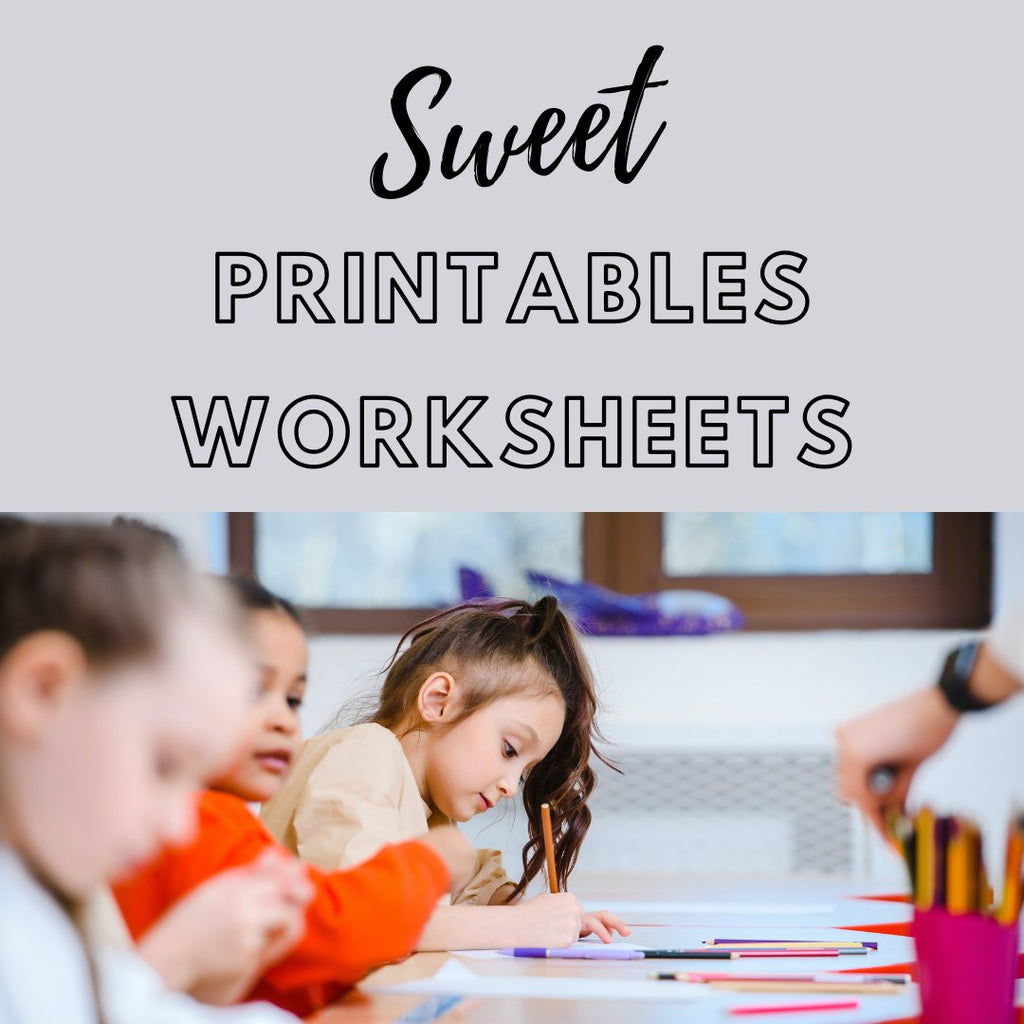 Printables & Worksheets- Pre-School and Kindergarten
