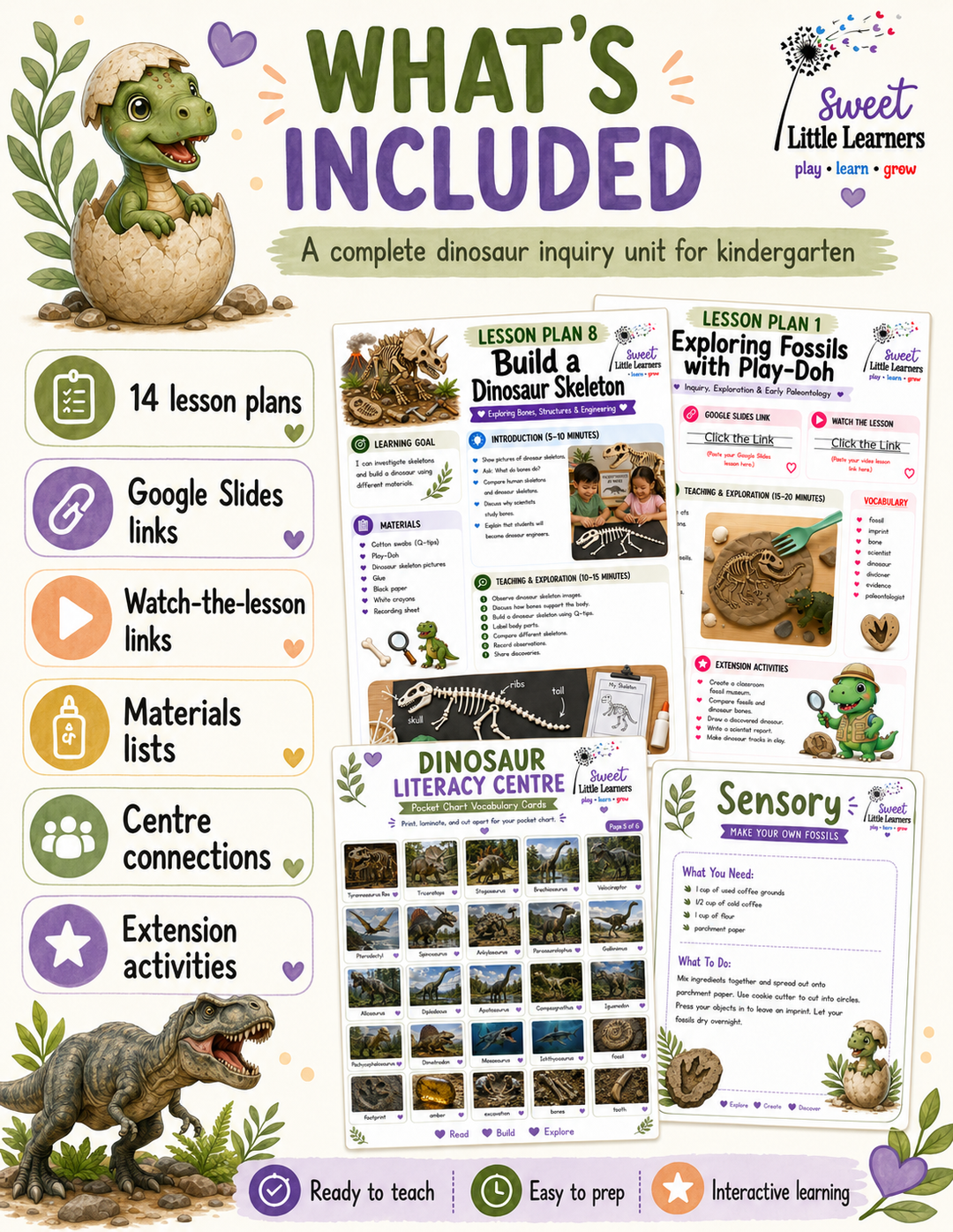 Everything Dinosaurs: A Week of Engaging Lessons and Activities for Ki ...